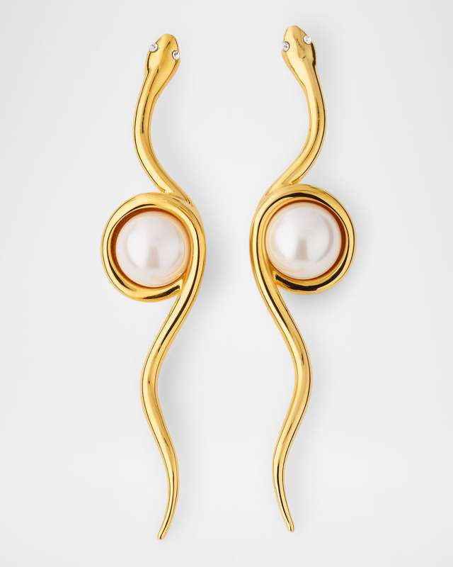 Spiral Snake Earrings